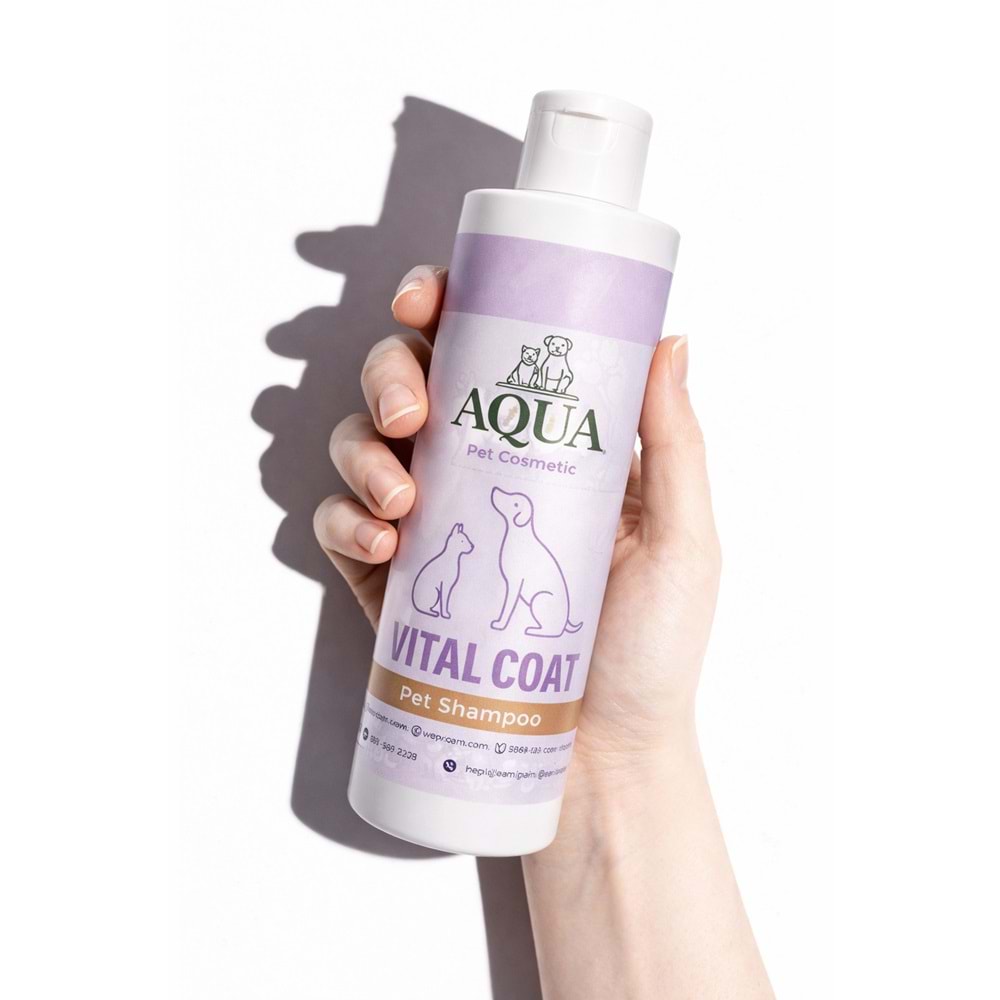 AQUA Vital Coat – Yoğun Nem & Işıltı Şampuanı (250ml)