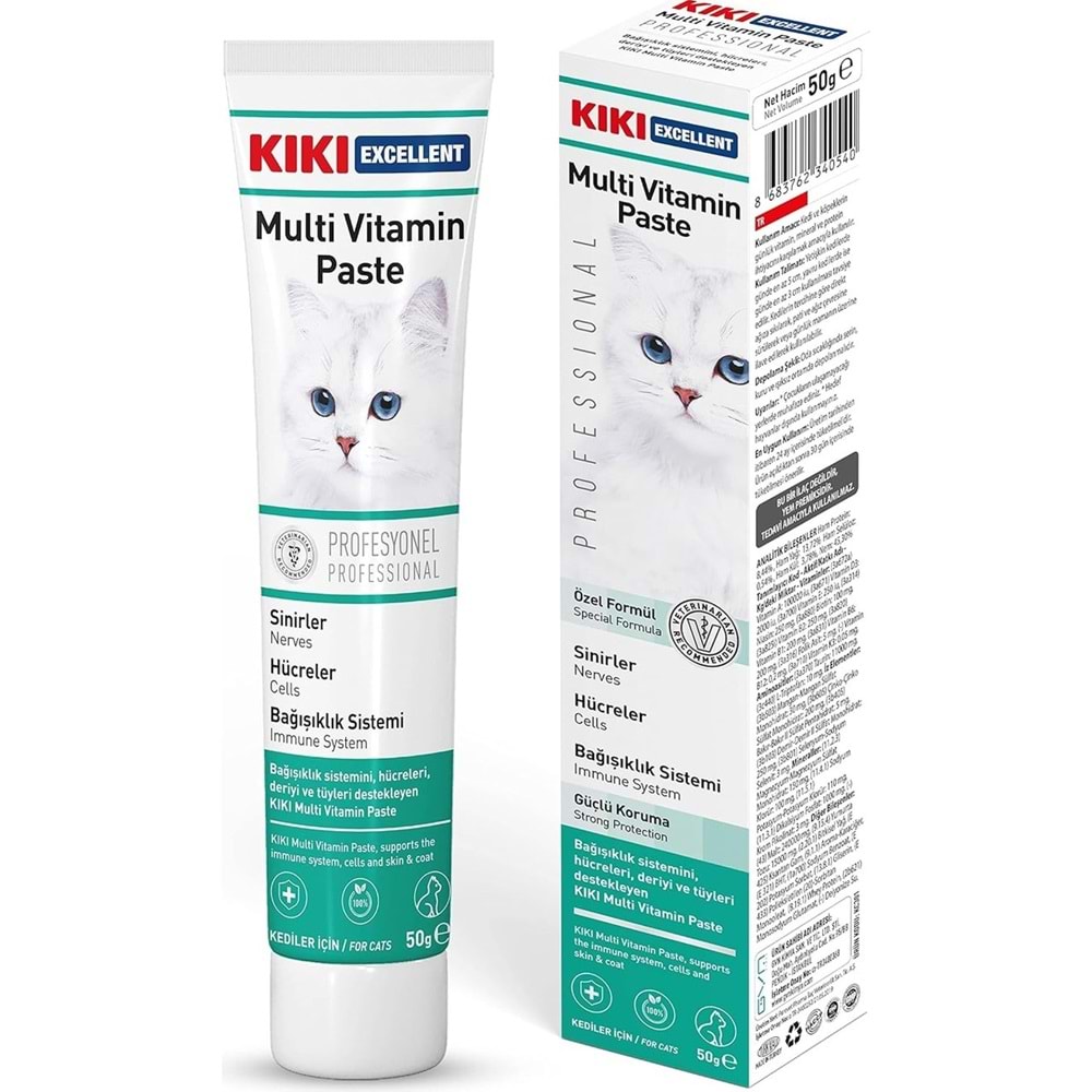 Kiki Excellent Excellent Kedi Multi Vitamin Paste Macun 50 Gr