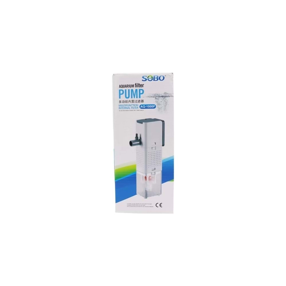 Sobo Akvaryum İç Filtre 15W 1000 Lt/Saat A-Q-1000F