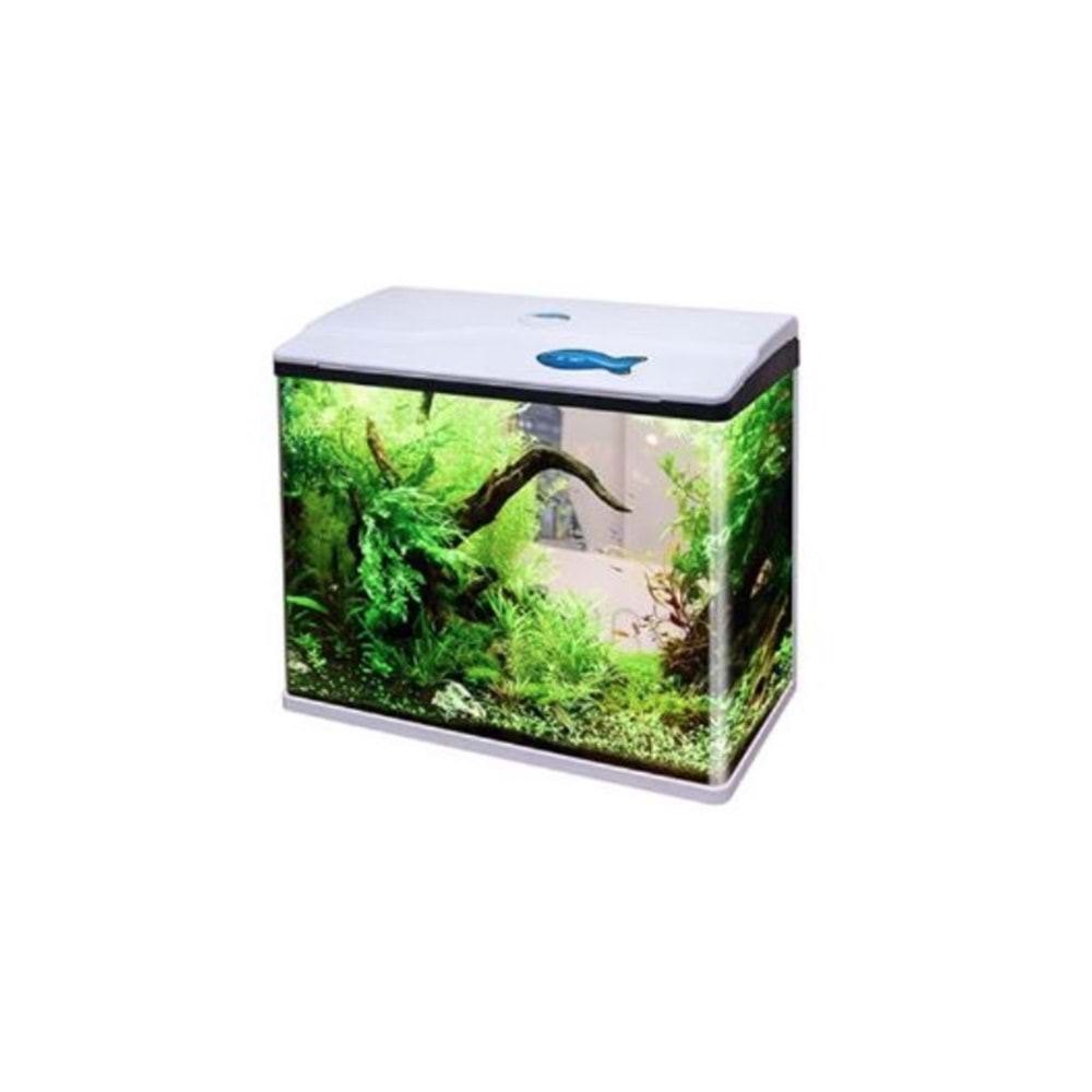 Sobo Komple Akvaryum 48,5 x 26 x 47 cm Beyaz T-740F