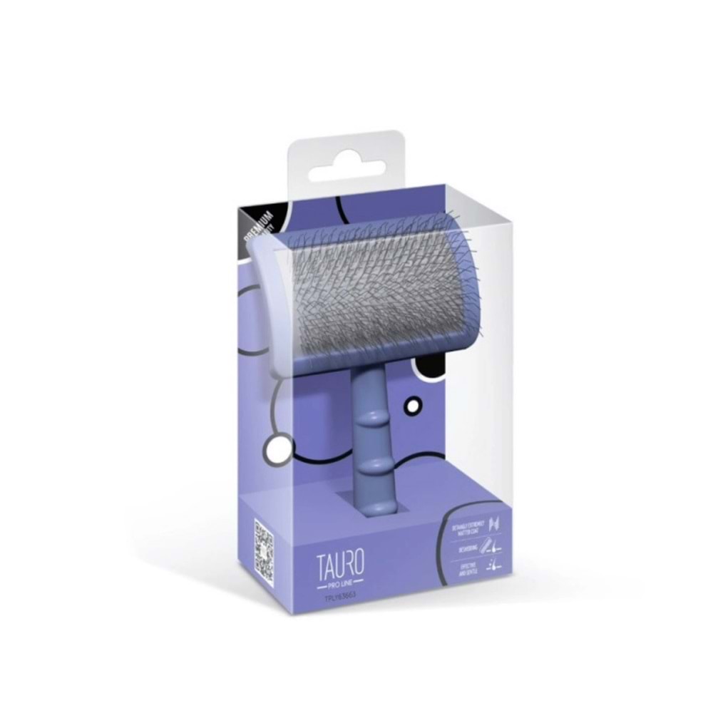 TPL Plastik Fırça İnce ve Sert Mor