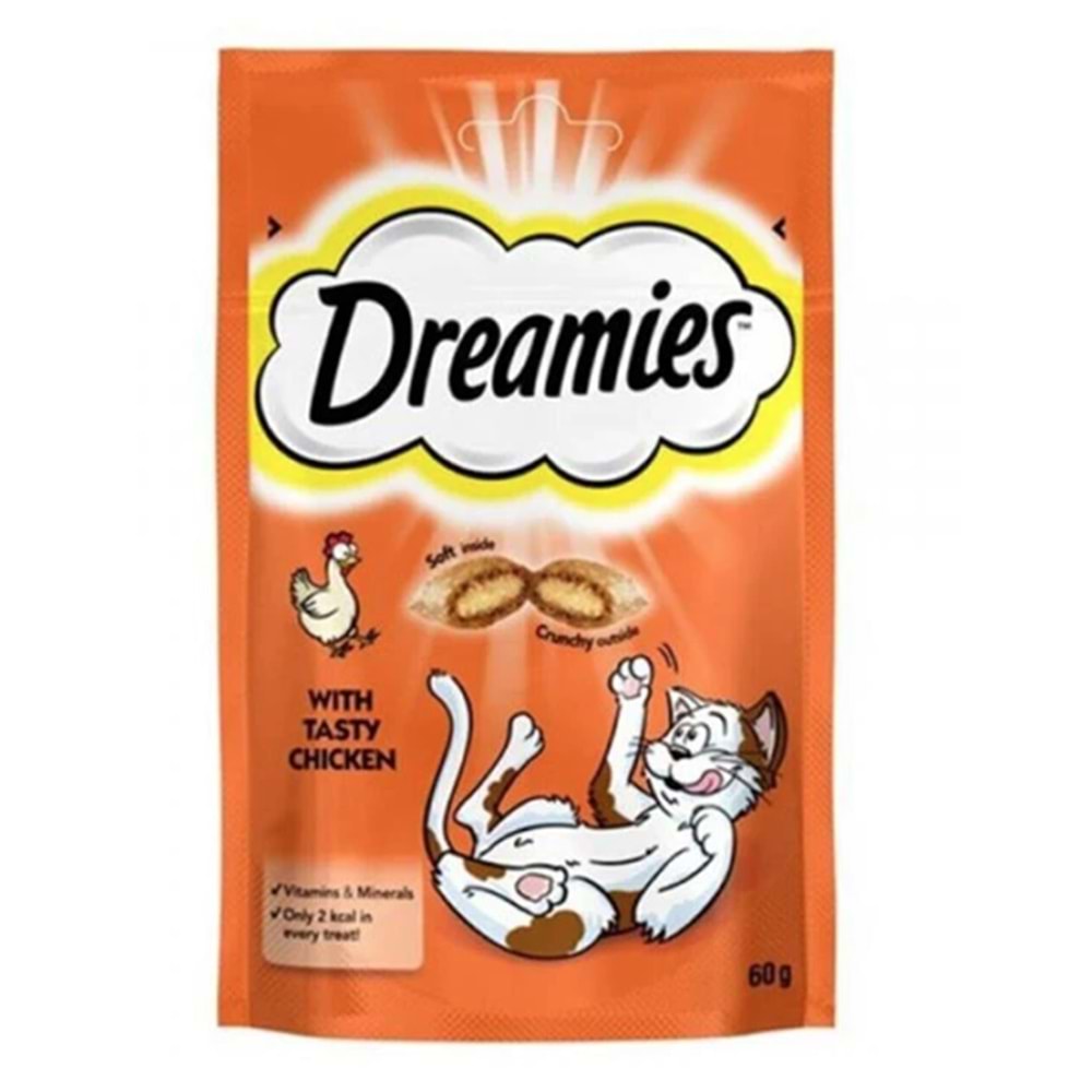 Dreamies Tavuklu Kedi Ödülü 60 Gr