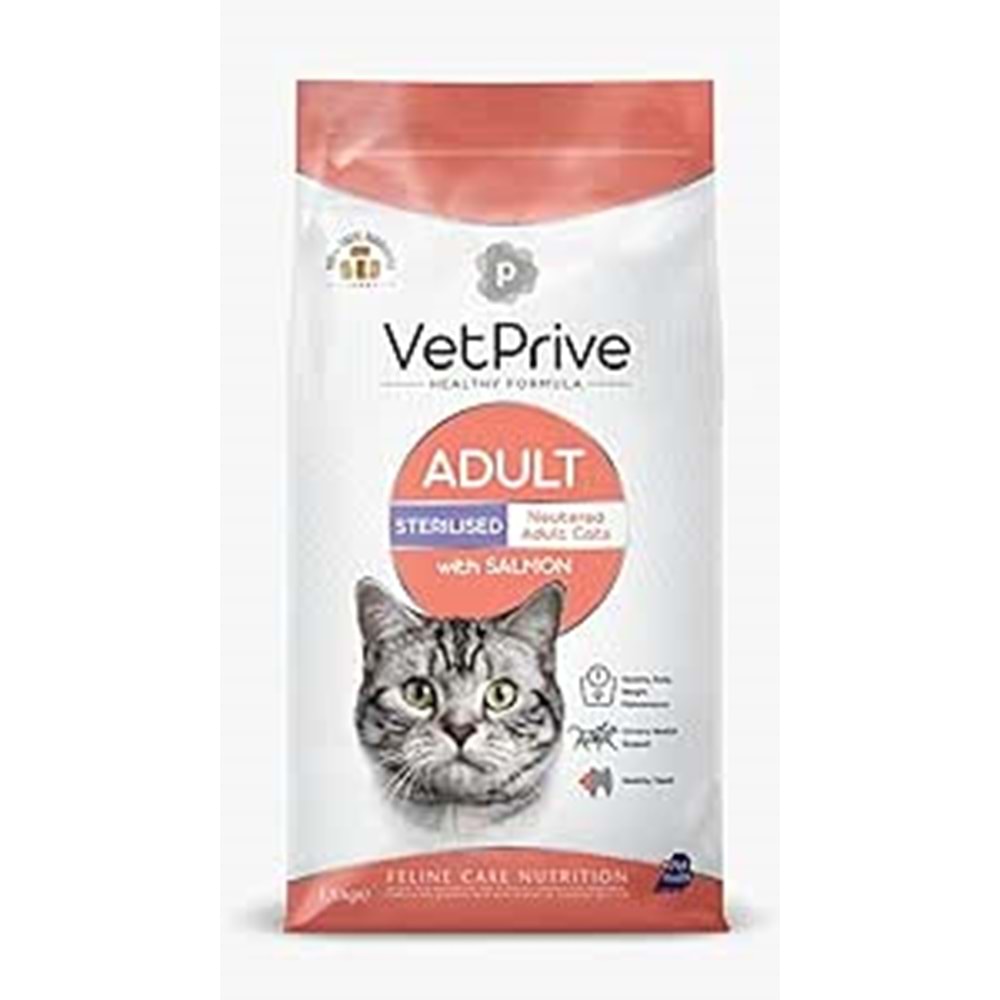 VETPRİVE ADULT STERILISED with SALMON