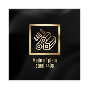 Makas Janita Plunge 11 cm Düz, Altın (Sol El)