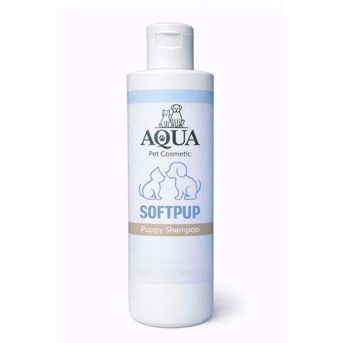 AQUA Soft Pup – Yavru Kedi & Köpekler İçin Hassas Bakım Şampuanı (250 ml)