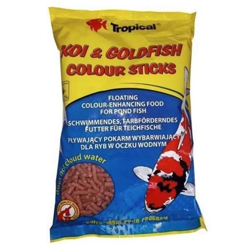 TROPICAL KOI&GOLDFISH COLOUR STICKS 90GR