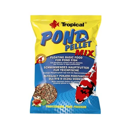 TROPICAL POND PELLET MIX 130GR